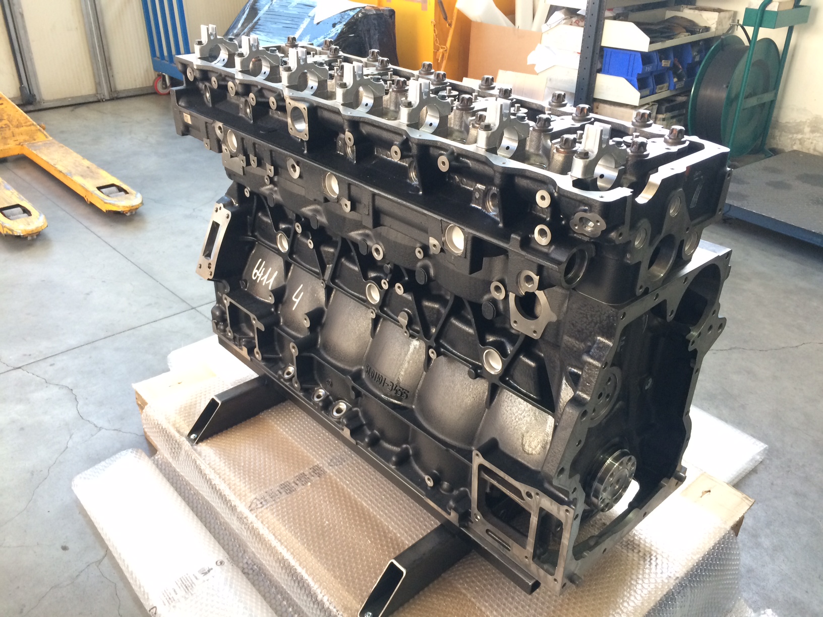 motore man d2676 loh32 505cv euro 6 motore autobus verticale